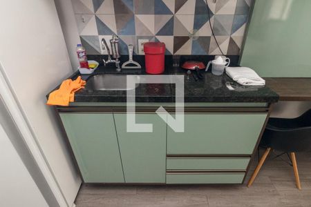 Studio à venda com 25m², 1 quarto e sem vagaCozinha