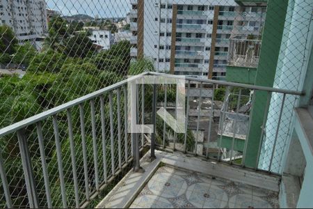 Varanda de apartamento à venda com 2 quartos, 75m² em Taquara, Rio de Janeiro