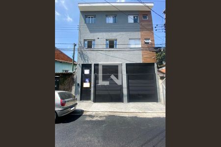 Fachada com plaquinha de apartamento para alugar com 1 quarto, 30m² em Vila Nova Cachoeirinha, São Paulo
