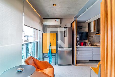 Apartamento à venda com 44m², 1 quarto e 1 vagaVaranda