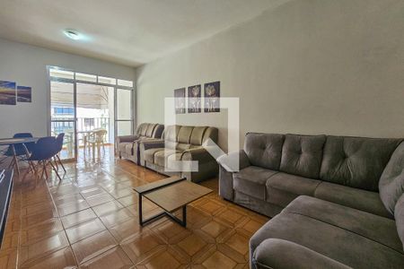 Sala de apartamento para alugar com 3 quartos, 95m² em Balneario Cidade Atlantica, Guarujá