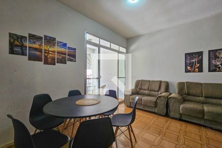 Sala de apartamento para alugar com 3 quartos, 95m² em Balneario Cidade Atlantica, Guarujá