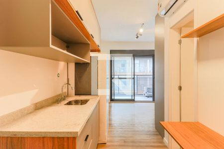 Studio para alugar com 25m², 1 quarto e sem vagaCozinha