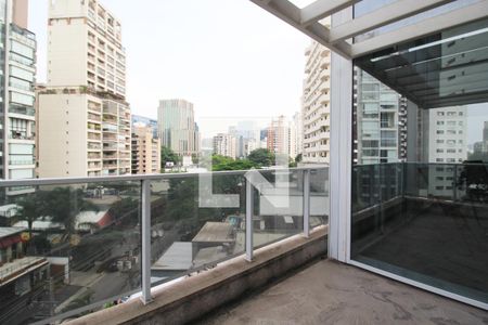 Varanda da Sala de apartamento à venda com 2 quartos, 200m² em Jardim Paulistano, São Paulo