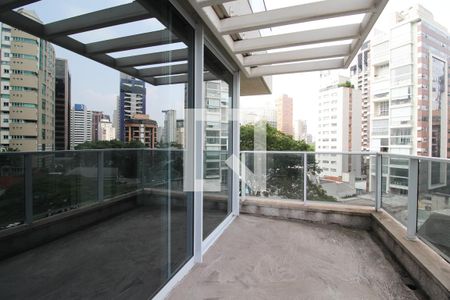 Varanda da Sala de apartamento à venda com 2 quartos, 200m² em Jardim Paulistano, São Paulo