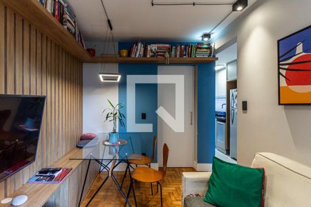 Sala de apartamento à venda com 1 quarto, 44m² em Santa Cecilia, São Paulo