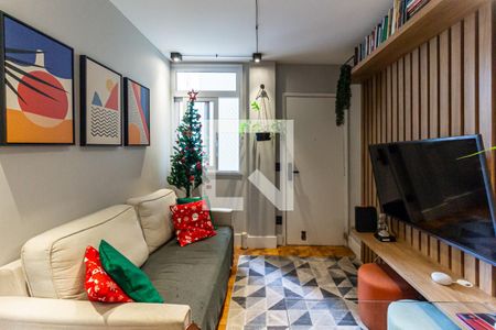 Sala de apartamento à venda com 1 quarto, 44m² em Santa Cecilia, São Paulo