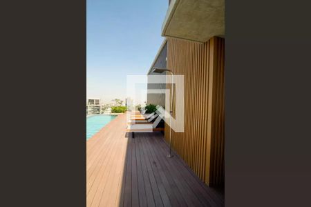 Studio para alugar com 28m², 1 quarto e sem vagaPiscina