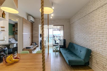 Sala de apartamento para alugar com 1 quarto, 42m² em Higienópolis, São Paulo