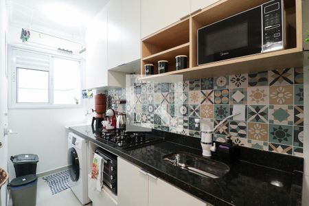 Sala/Cozinha/Área de Serviço de apartamento para alugar com 1 quarto, 27m² em Vila Dom Pedro Ii, São Paulo