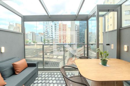 Studio para alugar com 27m², 1 quarto e sem vagaSacada