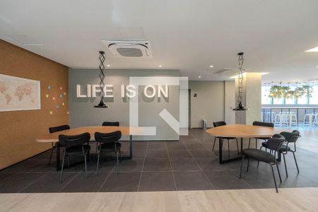 Studio para alugar com 27m², 1 quarto e sem vagaÁrea comum - Salão de festas