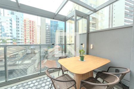 Studio para alugar com 27m², 1 quarto e sem vagaSacada