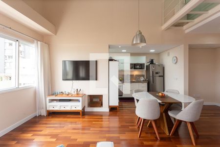 Sala de apartamento à venda com 1 quarto, 77m² em Bela Vista, Porto Alegre