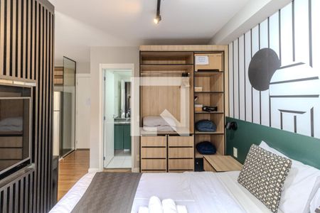 Studio para alugar com 28m², 1 quarto e sem vagaQuarto