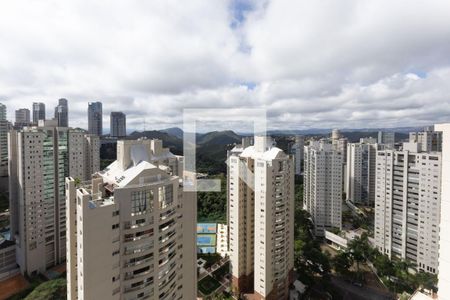 Vista da Suíte 1 de apartamento para alugar com 2 quartos, 77m² em Vila da Serra, Nova Lima