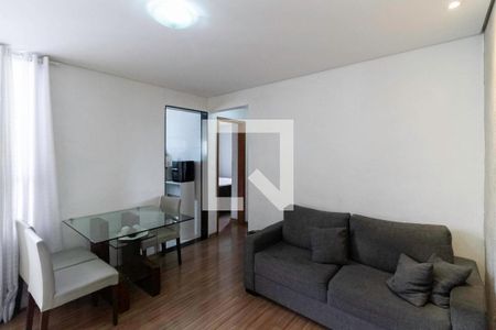 Sala  de apartamento para alugar com 2 quartos, 48m² em Maria Helena , Ribeirão das Neves