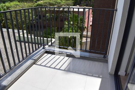 Studio para alugar com 26m², 1 quarto e sem vagaVaranda