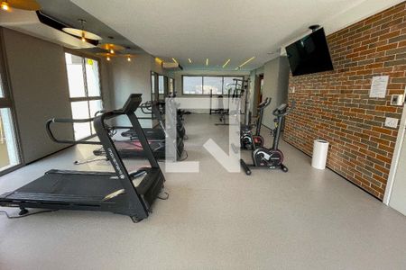Área comum - Academia de kitnet/studio para alugar com 1 quarto, 24m² em Pinheiros, São Paulo