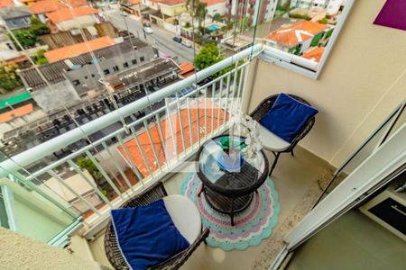 Varanda de apartamento à venda com 2 quartos, 52m² em Campo Belo, São Paulo