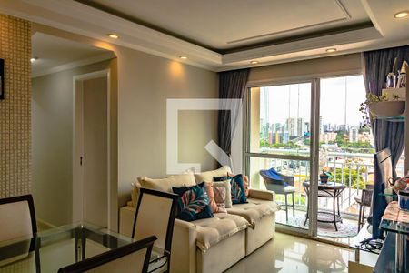 Sala de apartamento à venda com 2 quartos, 52m² em Campo Belo, São Paulo