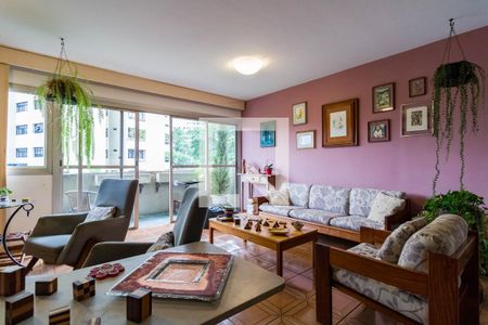 Sala de apartamento à venda com 3 quartos, 123m² em Real Parque, São Paulo