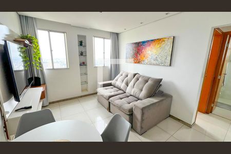 Sala de apartamento à venda com 2 quartos, 55m² em São Lucas, Belo Horizonte