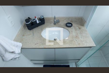 Banheiro de kitnet/studio à venda com 1 quarto, 27m² em Vila Prudente, São Paulo