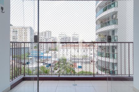 Varanda da Sala de apartamento para alugar com 2 quartos, 78m² em Botafogo, Rio de Janeiro