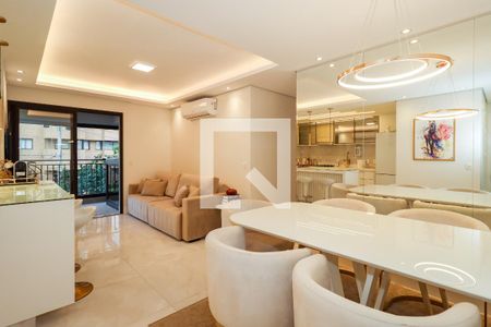 Sala de apartamento à venda com 2 quartos, 92m² em Vila Progredior, São Paulo