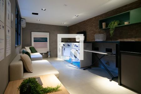 Studio para alugar com 24m², 1 quarto e sem vagaLavanderia