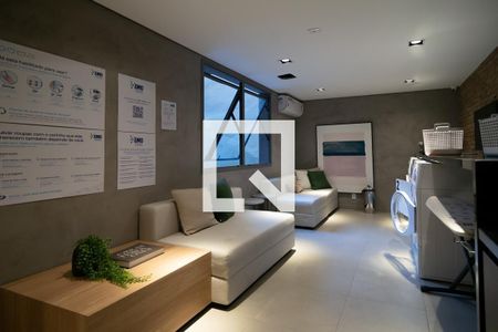 Studio para alugar com 24m², 1 quarto e sem vagaLavanderia