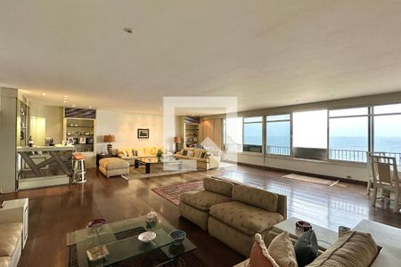 Sala de apartamento à venda com 4 quartos, 430m² em Copacabana, Rio de Janeiro