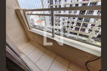 Varanda da Sala de apartamento para alugar com 2 quartos, 52m² em Rio Comprido, Rio de Janeiro