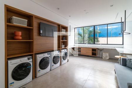 Área comum - Lavanderia de apartamento para alugar com 1 quarto, 26m² em Água Branca, São Paulo