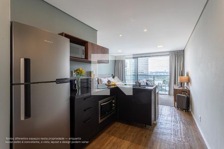 Studio para alugar com 33m², 1 quarto e 1 vaga