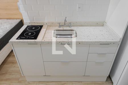 Studio à venda com 27m², 1 quarto e sem vagaCozinha