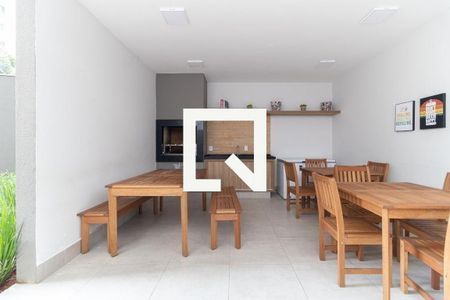 Apartamento à venda com 25m², 1 quarto e sem vaga Apartamento à venda com 25m², 1 quarto e sem vagaÁrea comum - Churrasqueira