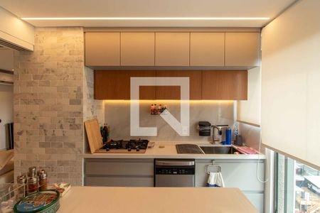 Apartamento à venda com 65m², 1 quarto e 1 vagaVaranda e cozinha