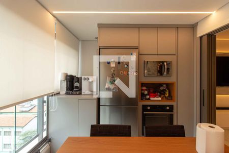 Apartamento à venda com 65m², 1 quarto e 1 vagaVaranda e cozinha