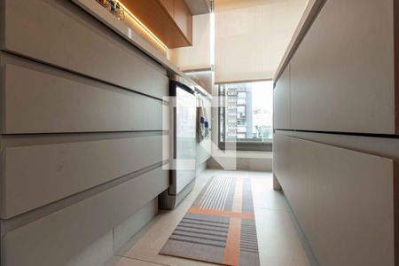 Apartamento à venda com 65m², 1 quarto e 1 vagaVaranda e cozinha