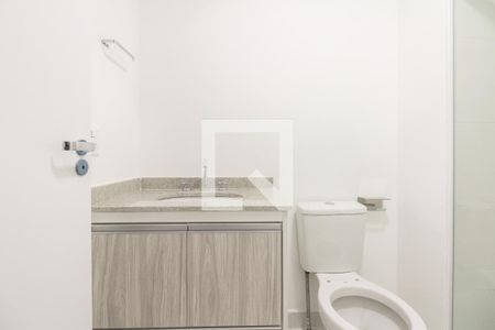 Studio para alugar com 27m², 1 quarto e sem vaga Studio para alugar com 27m², 1 quarto e sem vagaBanheiro