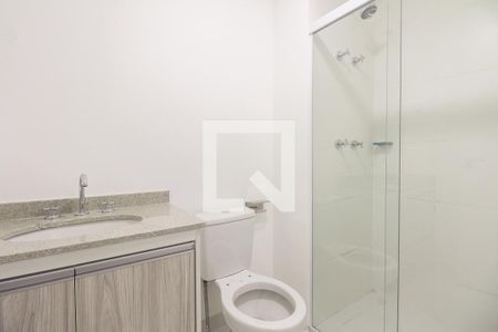 Studio para alugar com 27m², 1 quarto e sem vaga Studio para alugar com 27m², 1 quarto e sem vagaBanheiro