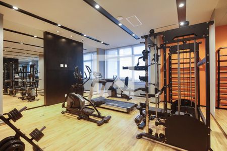 Studio para alugar com 27m², 1 quarto e sem vaga Studio para alugar com 27m², 1 quarto e sem vagaCondomínio - Academia