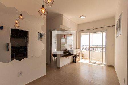 Sala  de apartamento para alugar com 2 quartos, 50m² em Jardim Abatia, Sorocaba