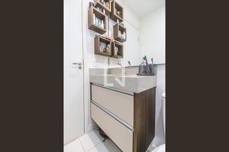 Apartamento à venda com 54m², 1 quarto e 2 vagasBanheiro da Suíte