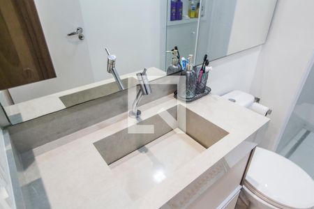 Apartamento à venda com 54m², 1 quarto e 2 vagasBanheiro da Suíte