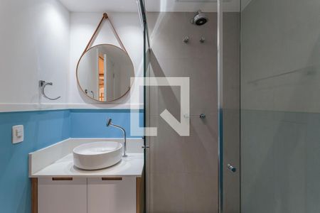 Studio para alugar com 30m², 1 quarto e sem vaga Studio para alugar com 30m², 1 quarto e sem vagaBanheiro