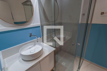 Studio para alugar com 30m², 1 quarto e sem vaga Studio para alugar com 30m², 1 quarto e sem vagaBanheiro