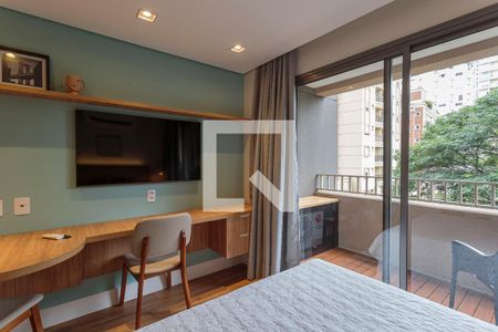 Varanda de kitnet/studio para alugar com 1 quarto, 30m² em Vila Nova Conceição, São Paulo